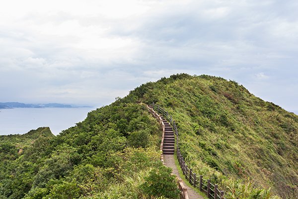 stairs in the mountain