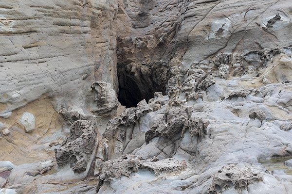 Cave near the mountain