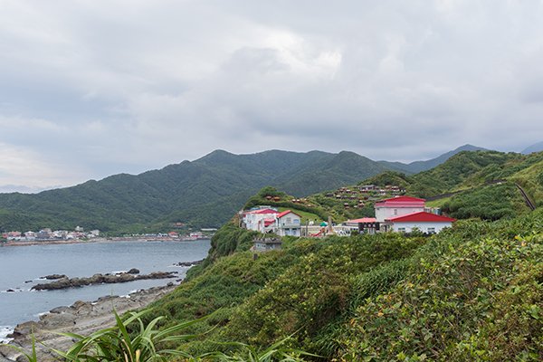 beautiful buildings on the mountain