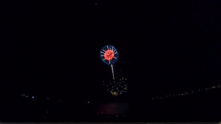 fireworks in Japan