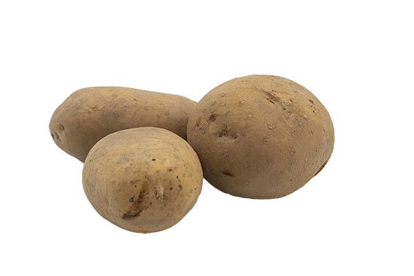 Potatoes with transparent background