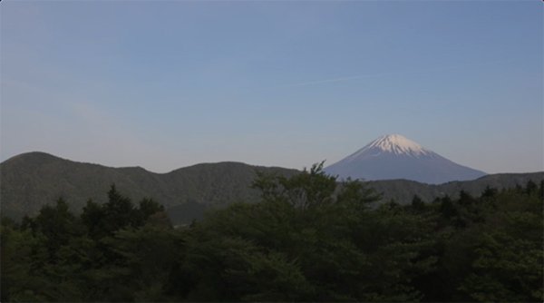 mount fuji, mountains and sunrise