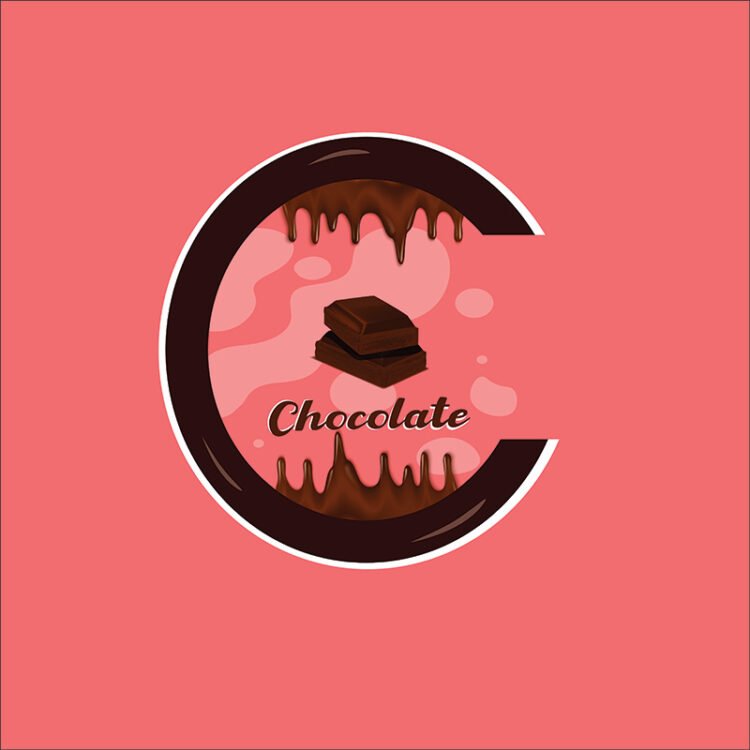 a chocolate and a chocolate cream logo