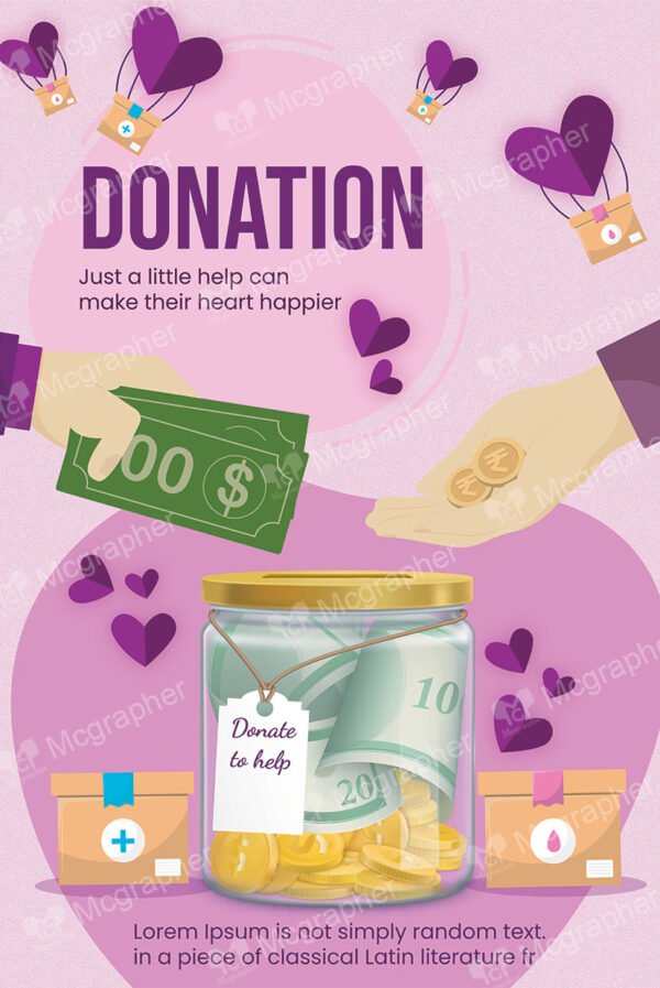 Money can be used for donation