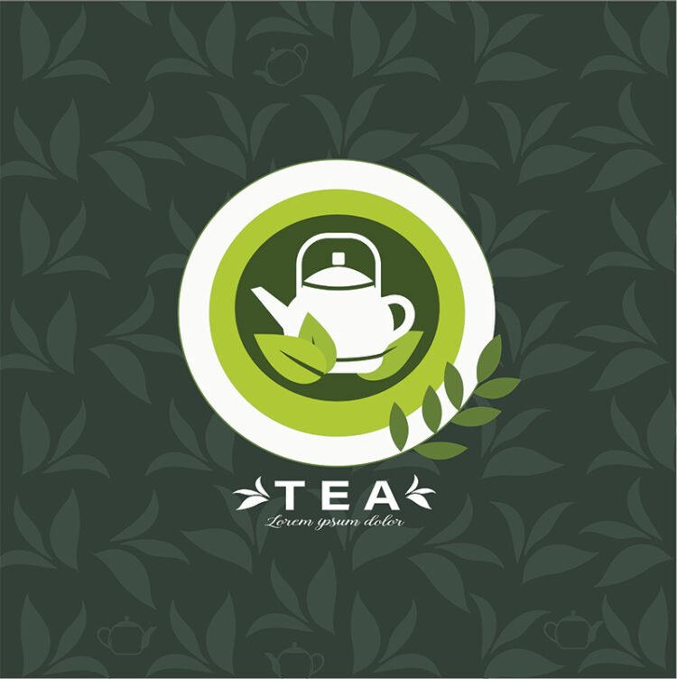 a logo of a tea kettle