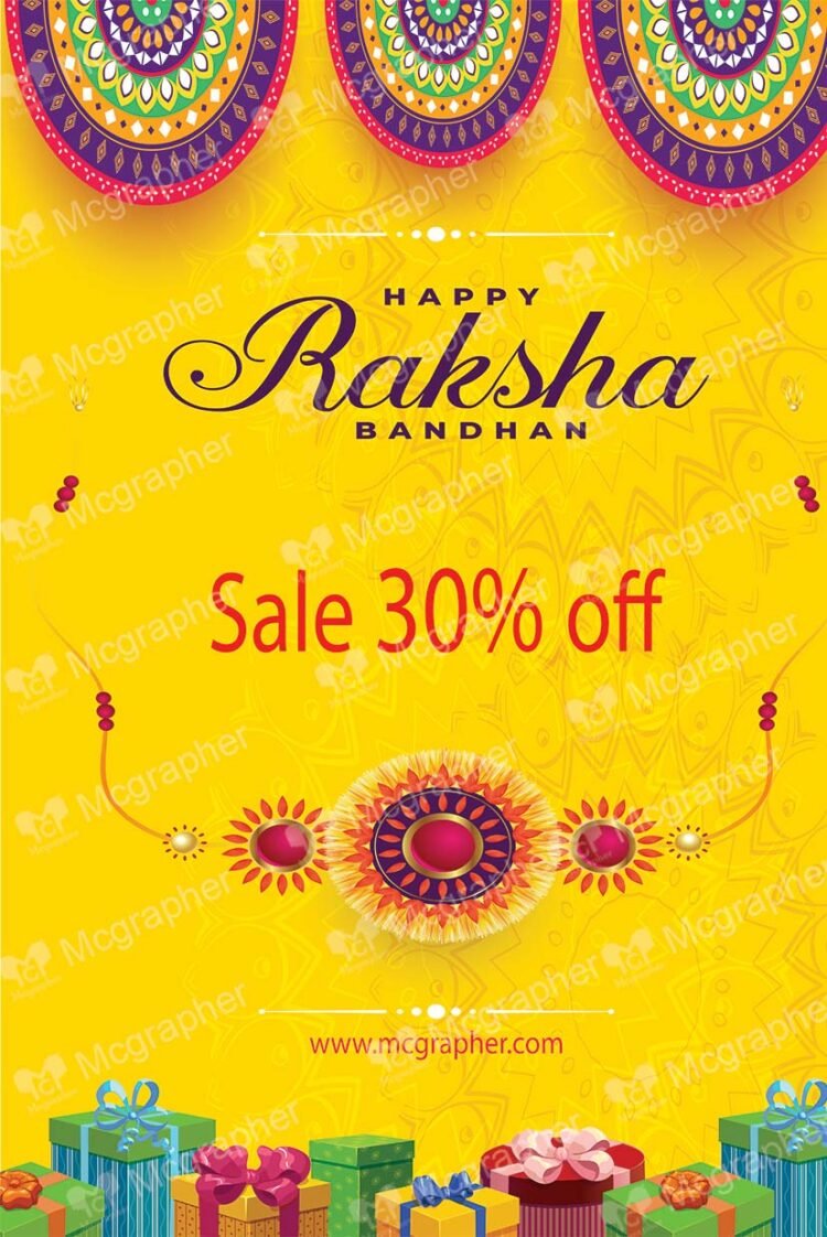 30% sale on Raksha bandhan day