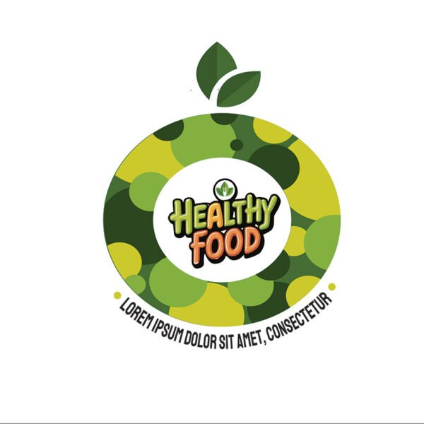 A logo of healthy food