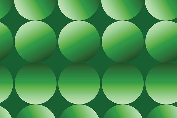 Background with green circles