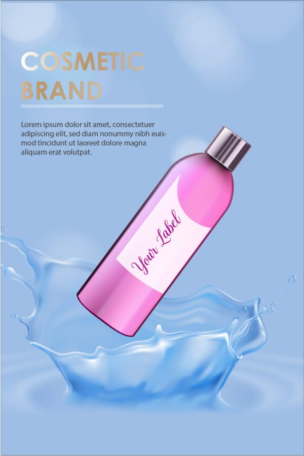 Cosmetic Brand mock up bottle