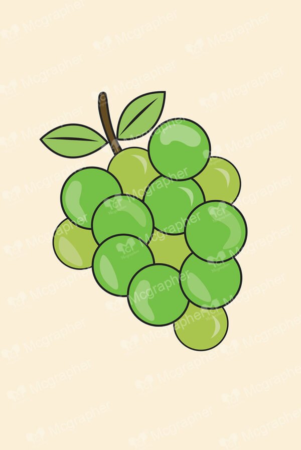 2D grapes design