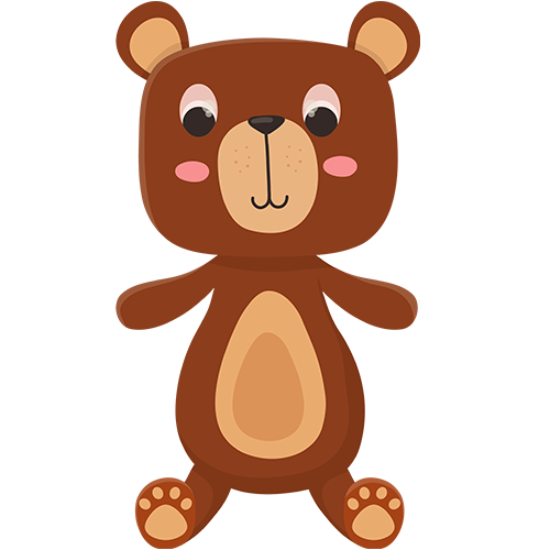 Slim teddy bear png