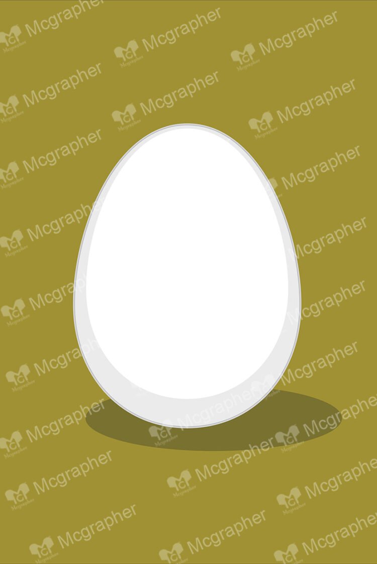 Egg on a dark background