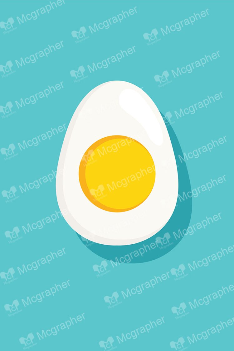 Egg on a soft background