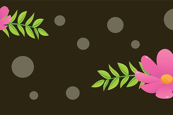 Pink flower background