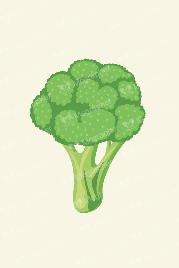 Broccoli on a soft background