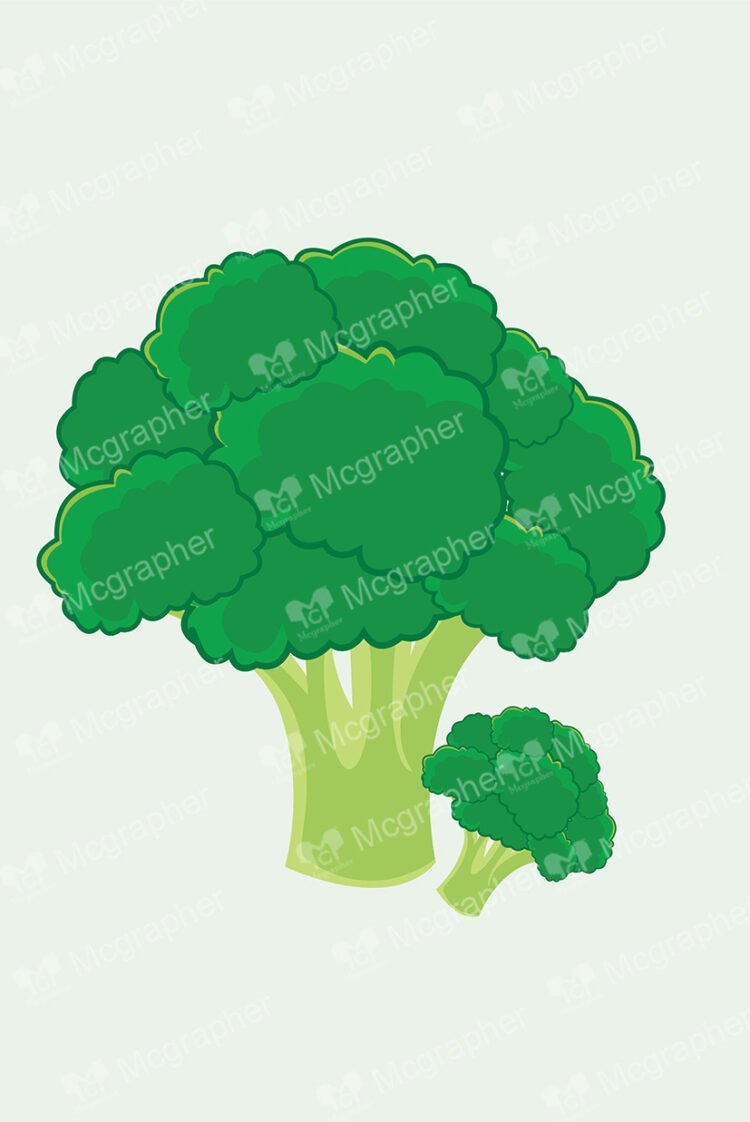 Pair of broccoli