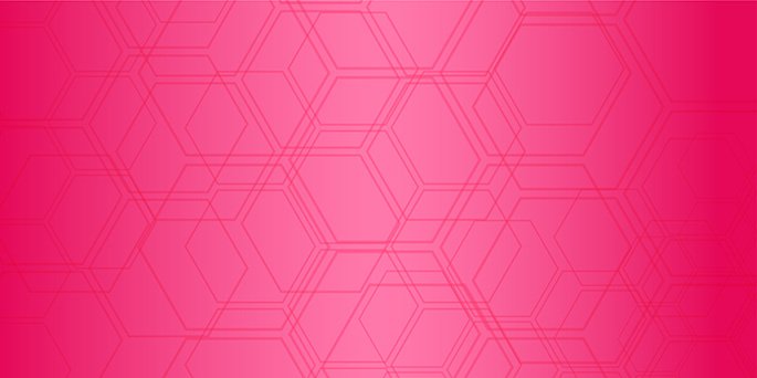 Pink Background with octagon lines