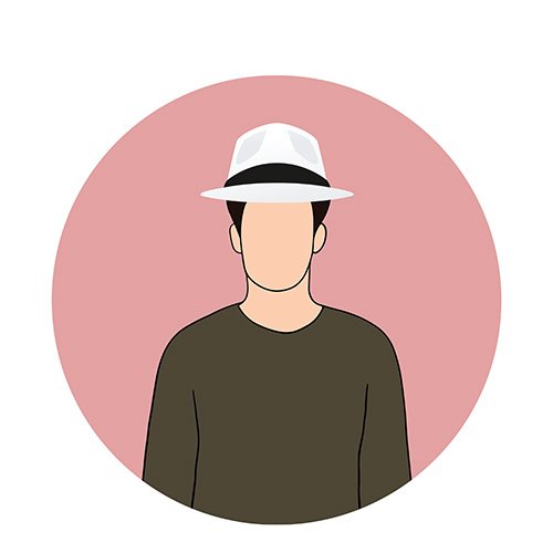 Instagram profile image with a hat