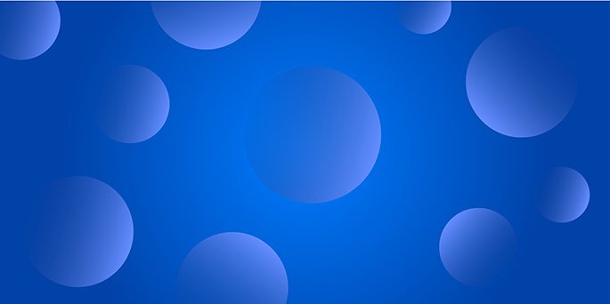 Blue background with Circles