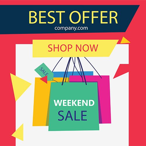 Weekend sale shop now