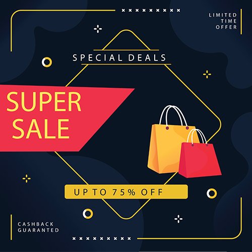 Super sale upto 75% off