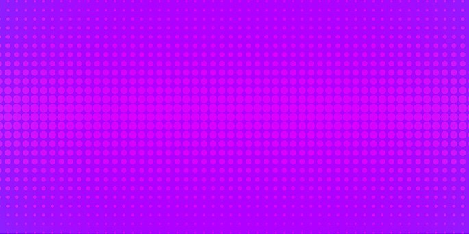 Purple background with assorted dots