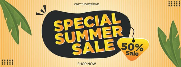 Summer special sale 50% off