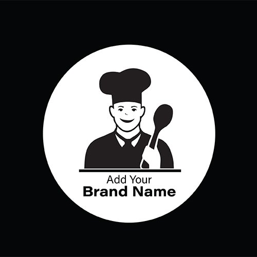 Chef with a hat logo