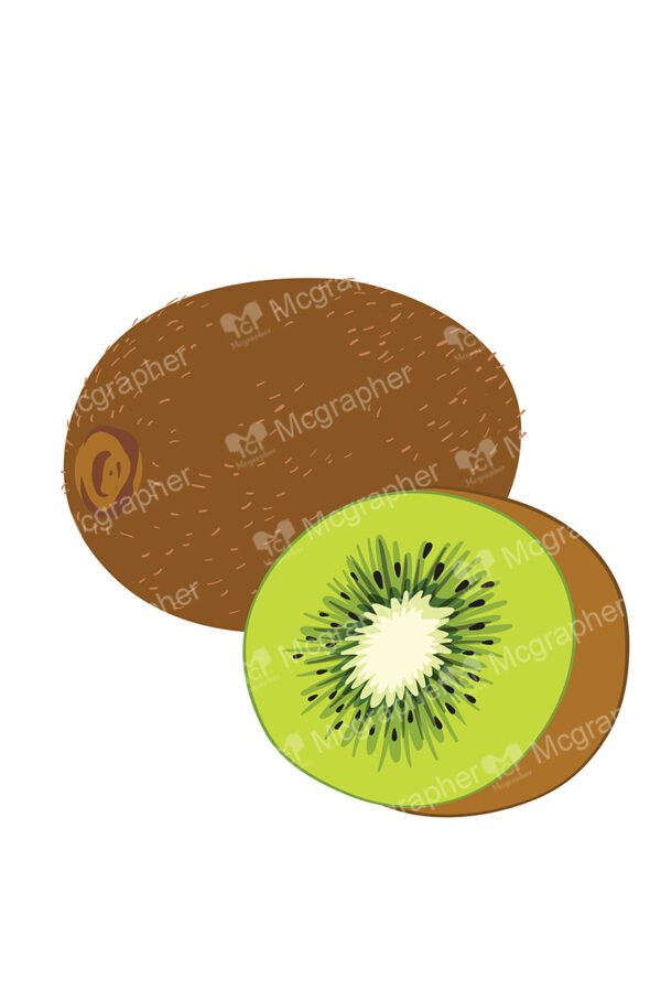 Kiwi with a slice