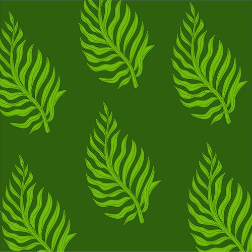 Green leafs texture on a green background