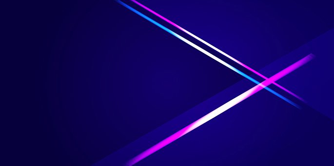 Purple and blue neon lights