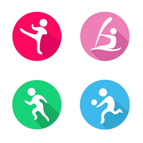 Basic Sports symbols running