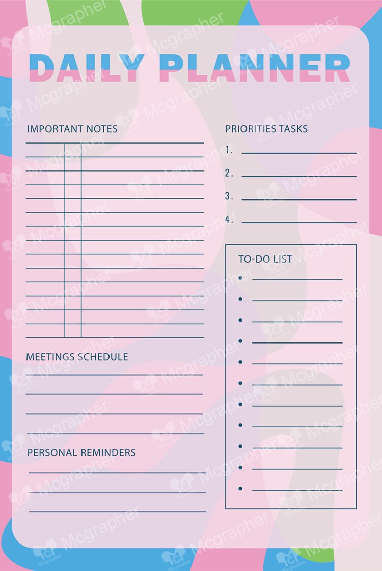 To do list daily planner