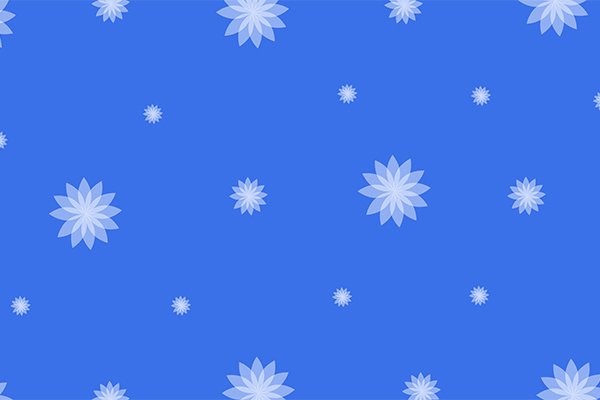 Blue background with white stars