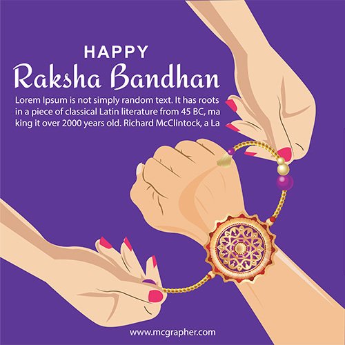 Hands tying Rakhi