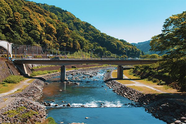 River in Hakone Japan