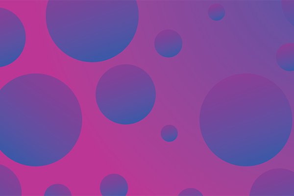 Purple background with circles