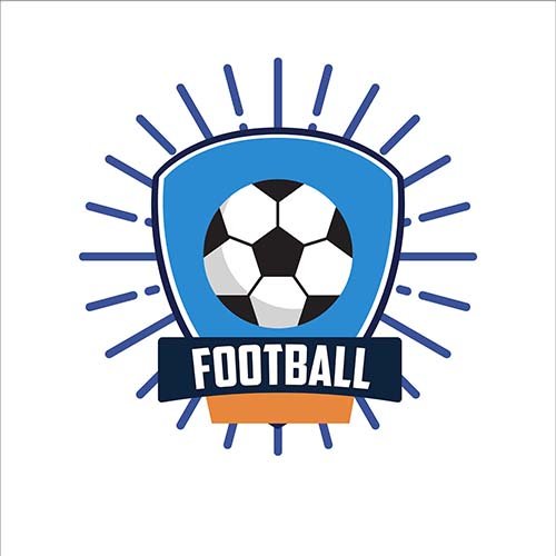 Football sports logo