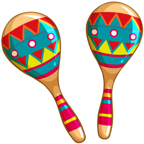 Colourful Maracas