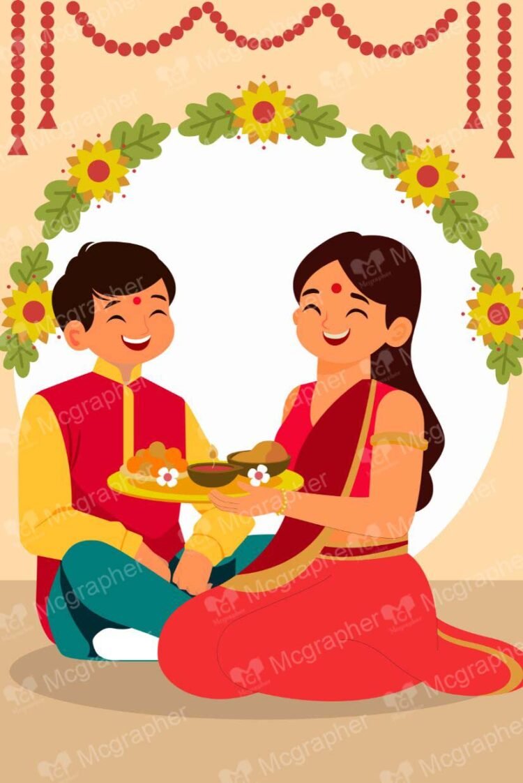 Bhai Dooj Sibling laughing