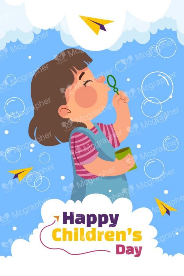 kid blowing bubbles