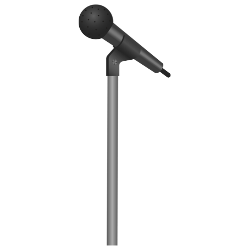 Mic with stand free png