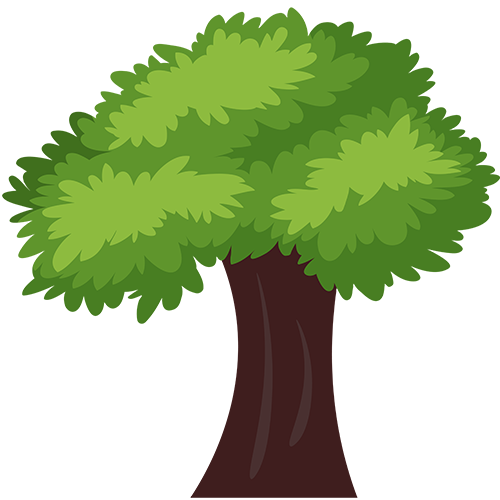 Old green tree free png