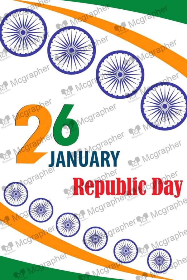 Republic Day Indian Patriotism Vector Illustration