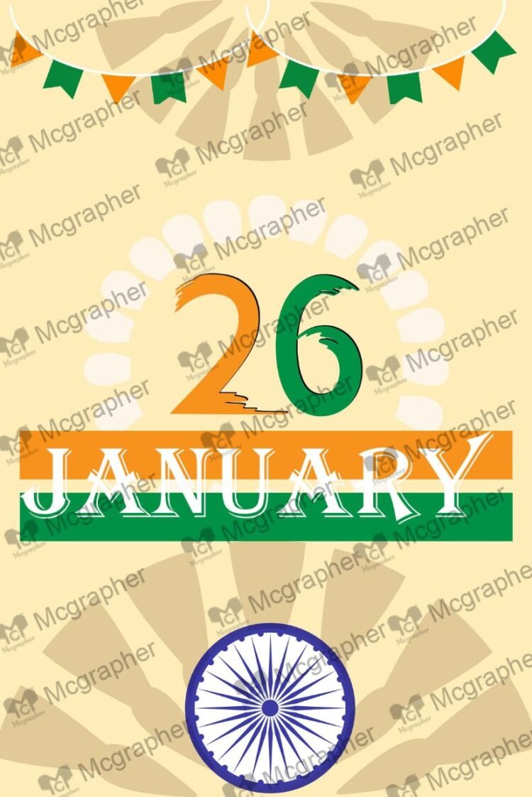 Indian Republic Day Patriotism Vector Illustration