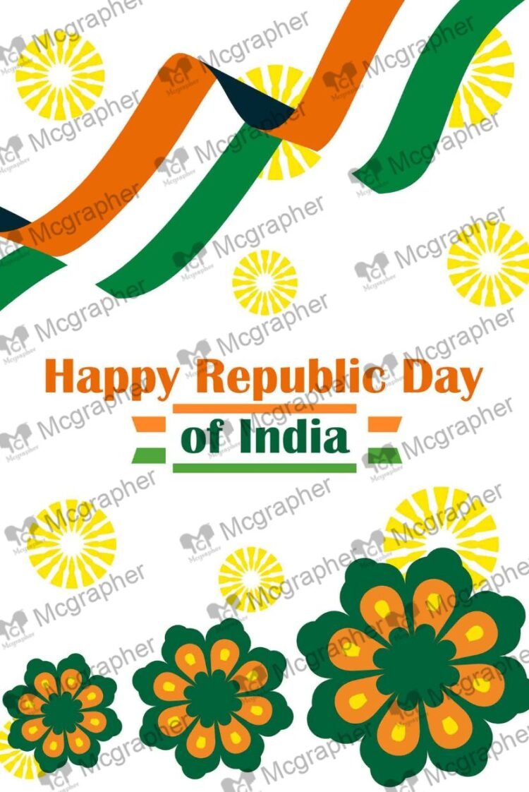 Republic Day 26 January Vector Illustration