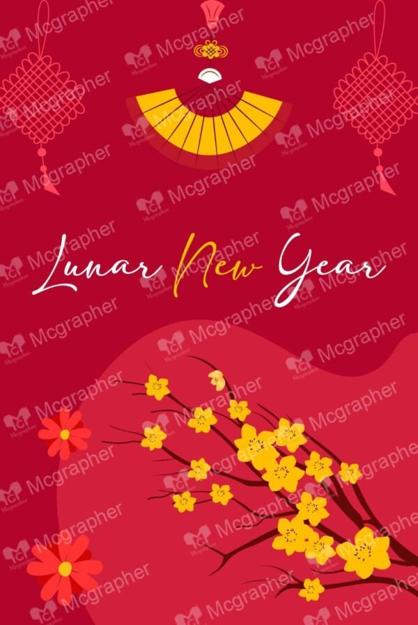 Lunar new year Vector Illustration