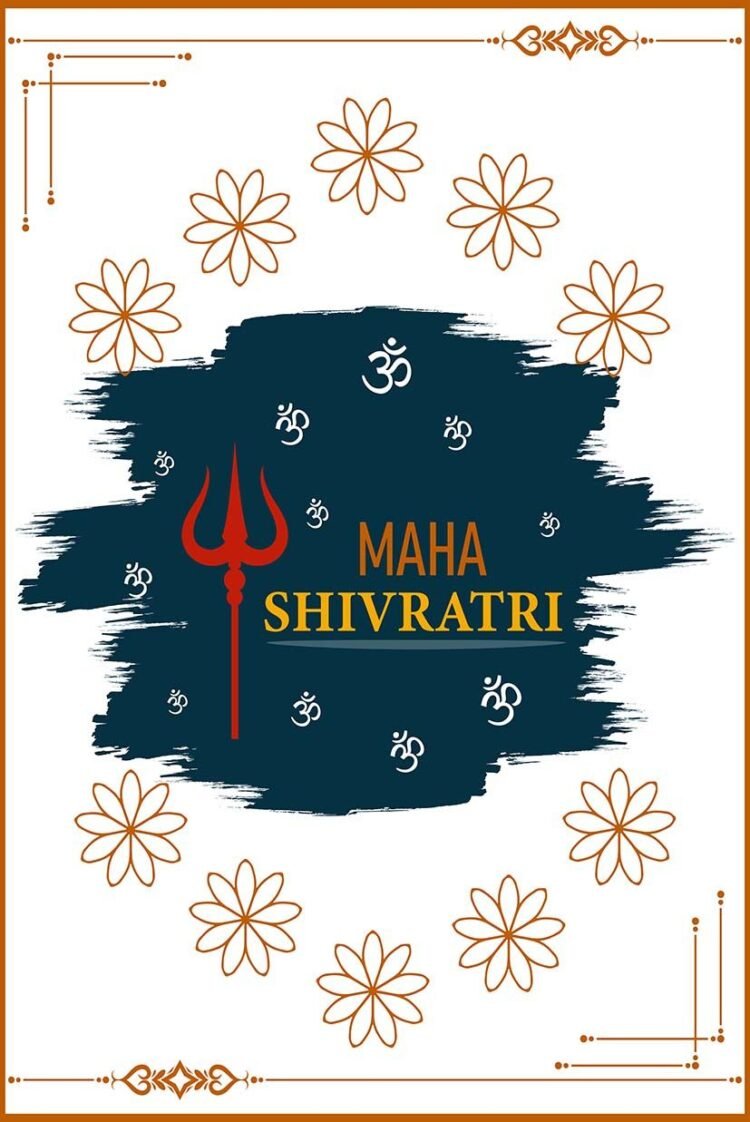 Lord Shiva Maha Shivratri festival Illustration