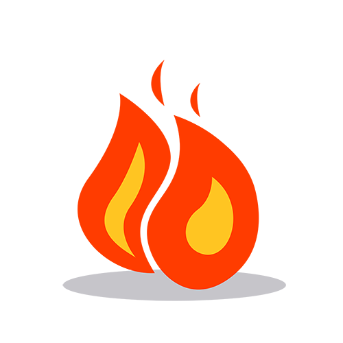 Flame Vector free png