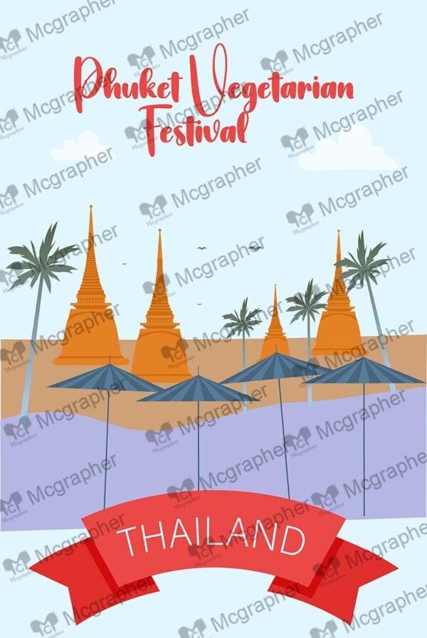 Phuket Festival Vector Illustration